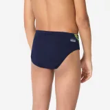 DECATHLON Chlapčenské slipové plavky 900 Yoke modro-žlté 10-11 r (141-150 cm) · záber 2