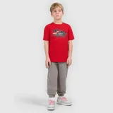 Chlapecké tepláky joggery - šedé · záber 1