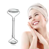 Masážna kovová súprava Face roller a Gua Sha inSPORTline Comesta Set · záber 3