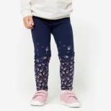 DOMYOS DETSKÉ LEGÍNY NA CVIČENIE MODRO-RUŽOVÉ 12 m (73-75 cm) · záber 1