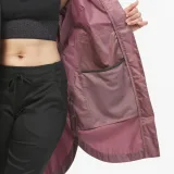 QUECHUA Dámska dlhá nepremokavá turistická bunda Raincut ružová XS · záber 2