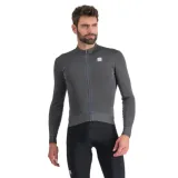 Pánský cyklistický dres s dlouhým rukávem SPORTFUL Monocrom thermal jersey, anthracite · záber 1