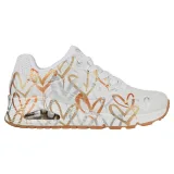 Dámská rekreační obuv SKECHERS Uno Metallic Love W white gold · záber 2