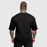 Oversize póló Iron Aesthetics Major, fekete · záber 4