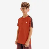 KUIKMA Detské tenisové tričko Dry hnedé 14-15 r (161-172 cm) · záber 1