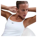 Dámske tréningové tielko NIKE W NK ONE DF TANK CPSL SPD WHITE BLACK · záber 2