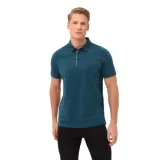 Pánské polo tričko s krátkým rukávem VOLCANO NIKOS-603-TURQUOISE · záber 1