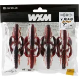 CAPERLAN Mäkká umelá nástraha ráčik s atraktantom WXM Yubari CRW 75 Black Red Craw bez · záber 2