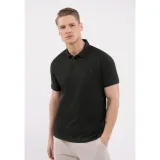 Pánské polo tričko s krátkým rukávem VOLCANO O-DRAGO-700-BLACK · záber 2