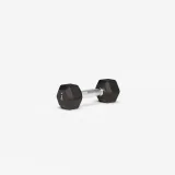 DOMYOS Šesťhranná činka Hex Dumbbell 5 kg pro bez · záber 1