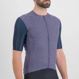 Pánský cyklistický dres s krátkým rukávem SPORTFUL Checkmate jersey, galaxy blue chalck violet · záber 4
