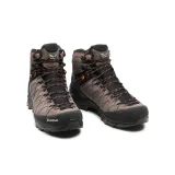 Pánská kotníková turistická obuv SALEWA Alp Trainer 2 Mid GTX M wallnut fluo orange · záber 4