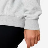 DOMYOS Dámska fitness mikina z moltonu sivá S · záber 2