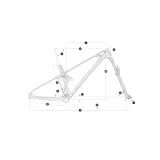 Horské kolo MONDRAKER Foxy Carbon XR MIND, racing silver yellow · záber 4