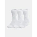 Zoknik UNDER ARMOUR 3 PACK-UA Performance Cotton Crw-WHT · záber 3