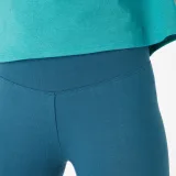 DOMYOS Dievčenské 3/4 legíny 320 na cvičenie zelené 8-9 r (131-140 cm) · záber 2