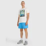 T-shirt regular s potlačou pánsky - béžový - Farba: béžová | Pohlavie: Pánske · záber 2