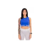 Dámské tréninkové tílko NIKE PRO DF 365 CROP TANK-407-Blue · záber 1