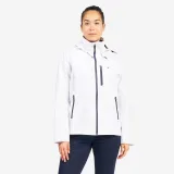 DECATHLON Dámska nepremokavá vetruvzdorná bunda na jachting Sailing 500 biela S · záber 1