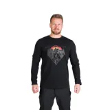 Pánské turistické tričko s dlouhým rukávem NORTHFINDER CLAIR-269black · záber 1