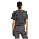 Dámské tričko s krátkým rukávem ADIDAS WE T-SHIRT AOP GREY FIVE PRINT · záber 2