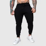 Pánske športové tepláky Iron Aesthetics Flexi, čierne · záber 2