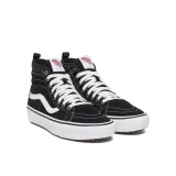 Pánske členkové zimné topánky VANS MTE SK8 HI Insulated M black white · záber 2