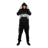 Pánská zateplená mikina s kapucí UNDER ARMOUR UA Essential Flc Nov Hood-BLK · záber 2