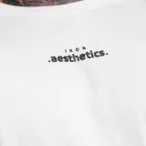 Oversize tričko Iron Aesthetics Major, biele · záber 2