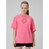 Dievčenské tričko s krátkym rukávom 4F JUNIOR TSHIRT F3302-54S-PINK · záber 2