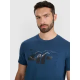 Pánské tričko s krátkým rukávem 4F TSHIRT M2359-WAW25TTSHM2359-46S-TEAL · záber 5