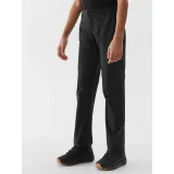 Dievčenské turistické nohavice 4F JUNIOR TROUSERS FNK-JWSS24TFTRF494-21S-BLACK · záber 2