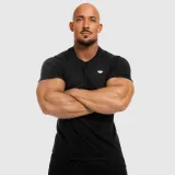 Pánske fitness tričko Iron Aesthetics Standard, čierne · záber 5