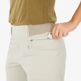 QUECHUA Dámske bermudy NH500 béžové 3XL · záber 2