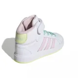 Dívčí rekreační obuv ADIDAS Grand Court Mid cloud white clear pink ice yellow · záber 4