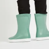 DECATHLON Detské gumáky 100 bledozelené 33-34 · záber 2
