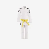 OUTSHOCK Detské kimono na brazílske džiu-džicu 500 biele M4 (145-155 cm) · záber 1