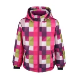 Dievčenská lyžiarska bunda COLOR KIDS Ski jacket AOP, AF 10.000, festival fuchsia 740688.5885 · záber 1