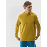 Pánska mikina s kapucňou 4F SWEATSHIRT-WSS24TSWSM0948-71S-YELLOW · záber 2