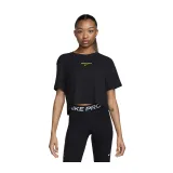 Dámské tréninkové tričko s krátkým rukávem NIKE PRO W NK DF SS CRP TEE-010 BLACK · záber 3