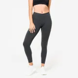 DOMYOS Dámske fitness legíny slim sivé melírované L (W33 L31) · záber 1