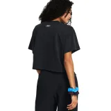Dámské tričko s krátkým rukávem UNDER ARMOUR UA HW Dusk to Dawn Crop SS-BLK · záber 5