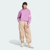 Dámská mikina s kapucí ADIDAS ORIGINALS NEUCL HOODIE-Preloved purple Cloud White · záber 4
