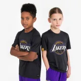 TARMAK Detské basketbalové tričko TS 900 NBA Lakers čierne 7-8 r (123-130 cm) · záber 1