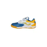 Chlapčenské futbalové kopačky halové JOMA Cancha 2604 K IC royal blue white - Farba: biela · záber 2