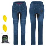 Dámske moto jeansy W-TEC Biterilla Eva Lady Farba čierna, · záber 1