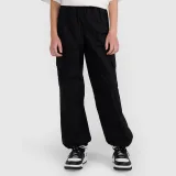 Dívčí casual cargo kalhoty - černé · záber 2