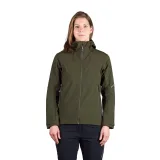 Dámská turistická softshellová bunda NORTHFINDER TIFFANI-300darkgreen · záber 2