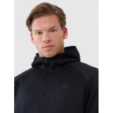 Pánská mikina s kapucí 4F SWEATSHIRT FNK M457-20S-DEEP BLACK · záber 2