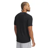 Pánské tréninkové tričko s krátkým rukávem UNDER ARMOUR UA M TECH PRINT FILL SS-BLK · záber 2